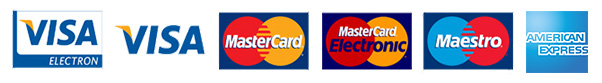 Akceptowalne formy płatności: Visa, MasterCard, i inne karty płatniczne